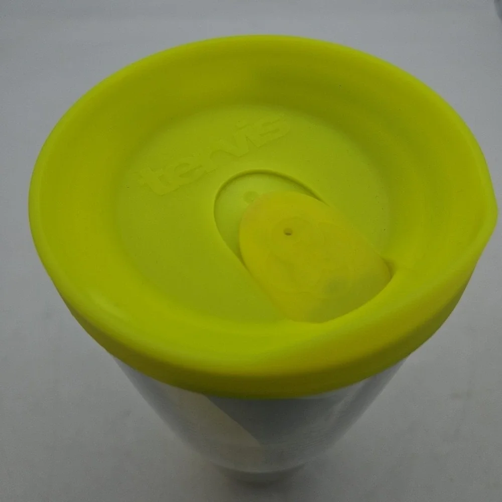 Tervis Tumbler 24 Oz Tennis Balls Racket Green Yellow EUC‎